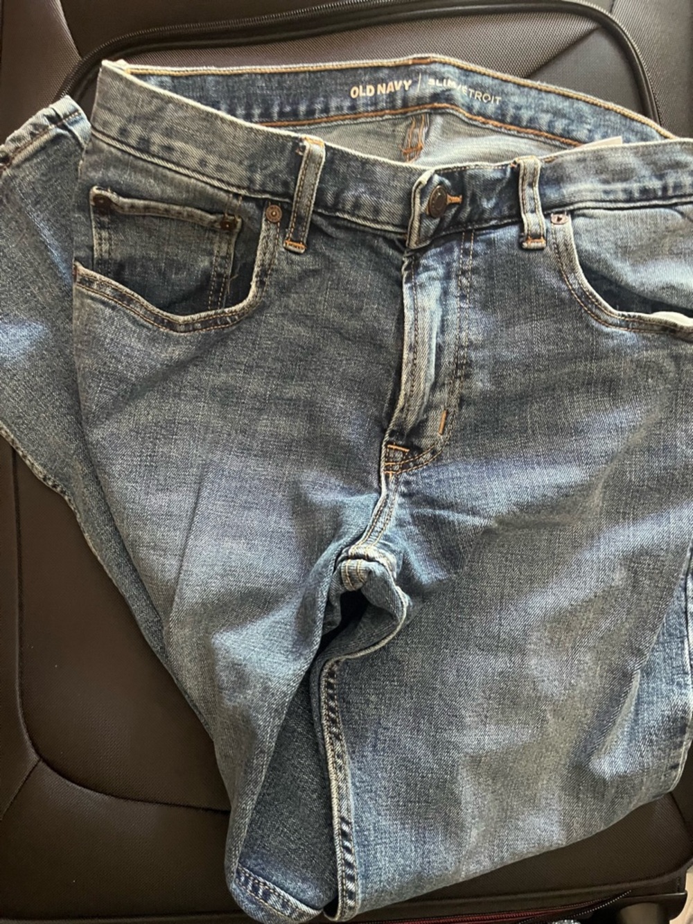 Old Navy Men's Light Blue Relaxed Straight Jeans